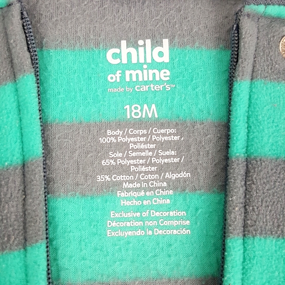 CHILD OF MINE 18mos Footed Monster Onesie - Picture 5 of 5